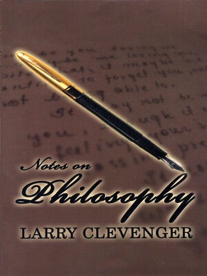 cover image of Notes on Philosophy